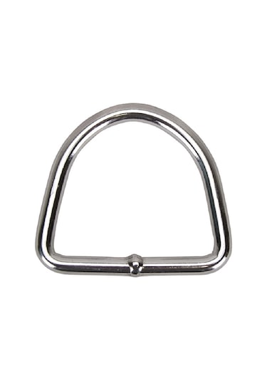 Paslanmaz Krom D Halka. D Halka. 6mm. 45x35mm