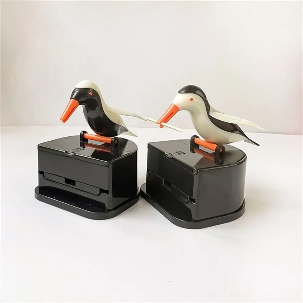 Konesam Kuş Şekilli Push-pull Diş İğnesi Kutusu, Abs Malzeme, Dayanıklı, Ev/restoran Uygun, Dekoratif Ve Pratik Sarı