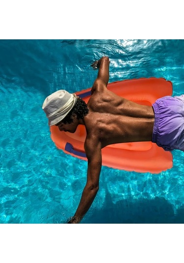 Elmpaly Kırmızı Şişme Sörf Tahtası: Hafif, Katlanır, Taşınabilir, Su Sporları İçin