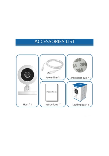 Folinda A2 Akıllı Ev İzleme Kamerası, 1080p Hd, Gece Görüşü, İki Yönlü Ses, 360 Döndürme, Wıfı Uzak Gözlem, Bulut Ve Yerel Depolama Desteği Çok Renkli