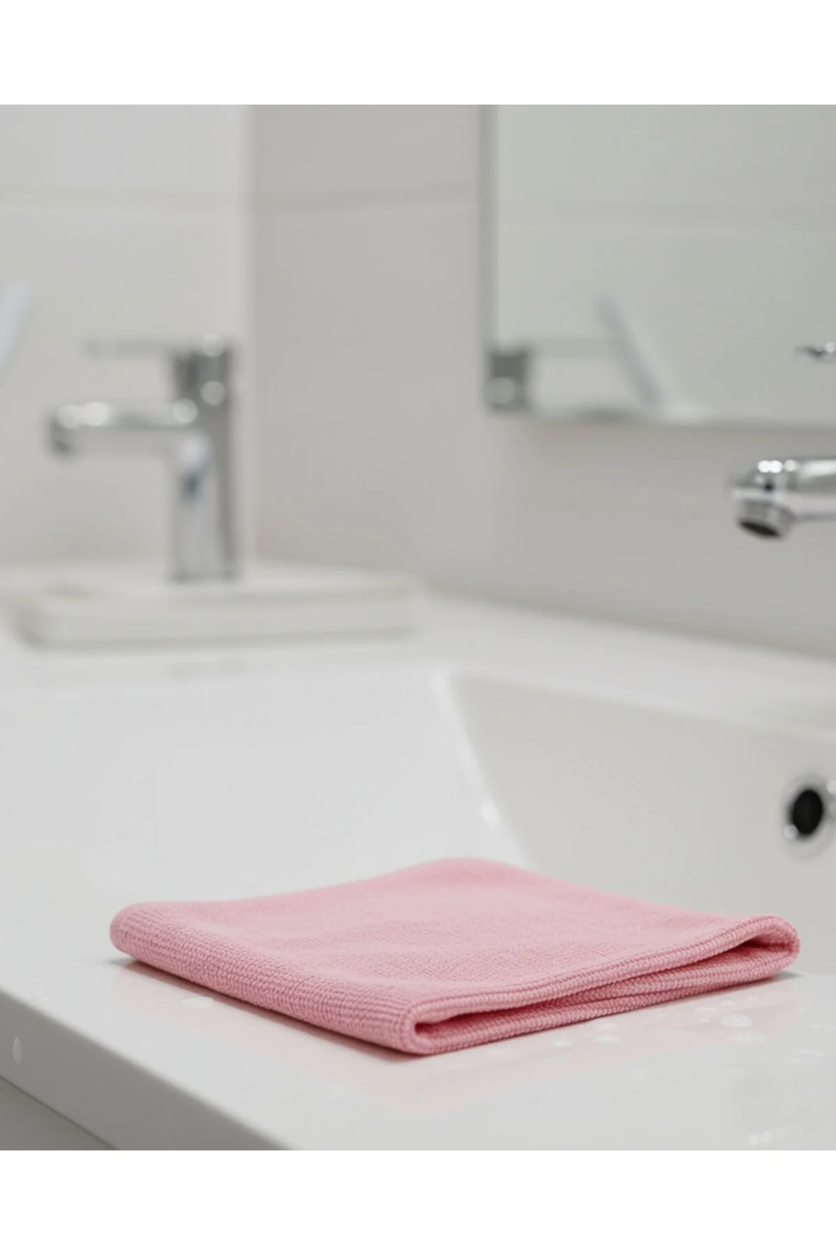 Mikro Temizlik Bezi 40 40 Cm 4 Adet Yeşil - Pembe - Mavi