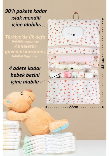 Bebek Alt Açma Bakım Çantası Organizer