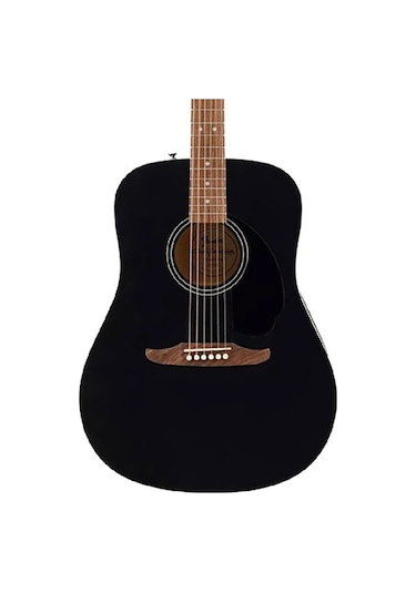 Fender California Debut Redondo Dreadnought Ceviz Klavye Black Akustik Gitar