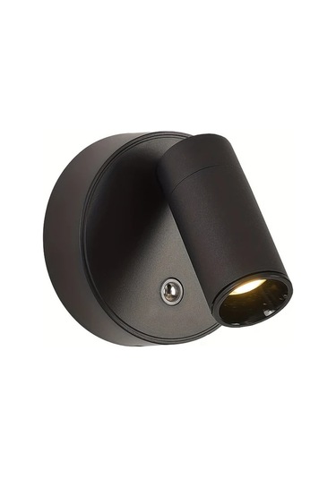 Honeybeeshop Siyah 360 Derece Dönebilen Modern Şarj Edilebilir Manyetik Led Gece Lambası 1 Adet Şarjlı Lityum Pil Dokunmatik Aydınlatma Yatak Odası Başucu Masa Dekor Siyah-