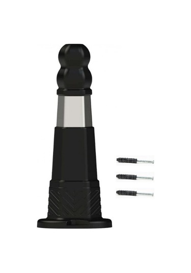 5 Adet Siyah Otopark Düzenleyeci Altıgen Delinatör Siyah Renk 14060 Zeplin