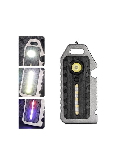 Novahub E-smarter W5136 Mini Anahtarlık Fener, Hafif Taşınabilir El Işığı Kararma Çok Renkli