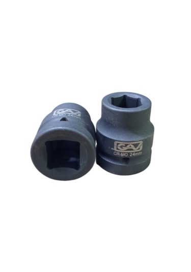 Gav 1'' 24mm Kısa Siyah Lokma 1 Adet