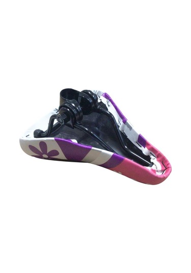 Çiçek Desenli Çocuk Bisikleti Selesi Pembe 12 - 16 Inc Için Çok Renkli