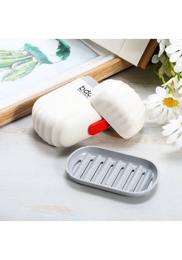 Maoyaya Çoklu Renkli Plastik Sabunluk Seyahat Kutu Tutucu Kapaklı Konteyner Dayanıklı Çok Renkli