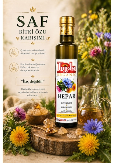 Hepar Deve Dikeni Karahindiba Mavi Hindiba Özü 250 ML