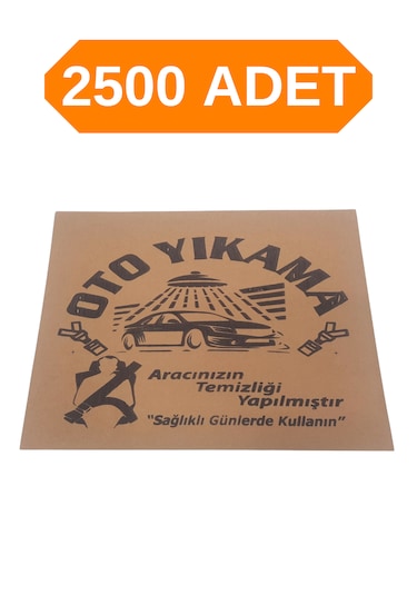 Oto Kağıt Paspas Kraft,oto Yıkamalar İçin Kağıt Paspas 2500 Adet