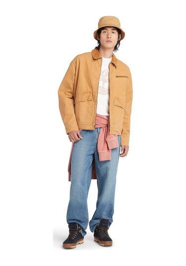 Timberland Tımberland Washed Canvas Jacket Tb0a5tgfp471-wheat Boot Hardal