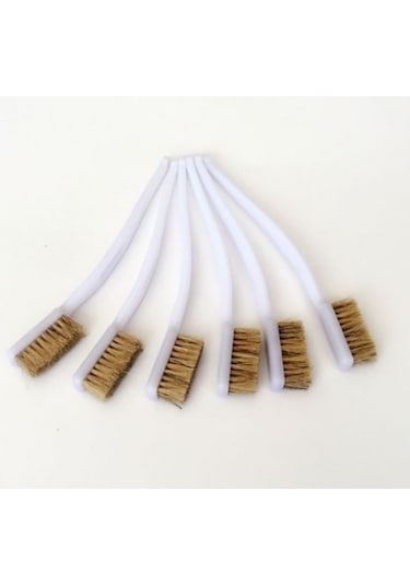 Çok Amaçlı Detay Temizlik Fırçası Beyaz Saplı Çok Renkli