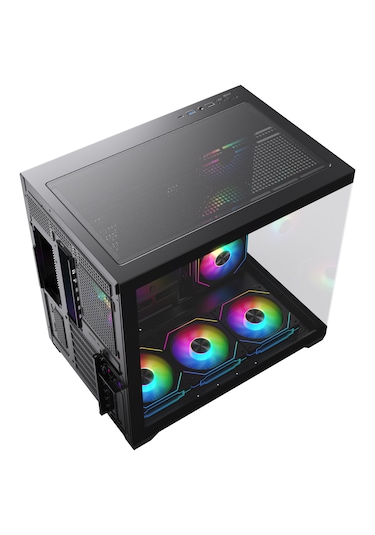 Game İn Game Dream Siyah 7x12cm Argb Fanlı Akvaryum Kasa