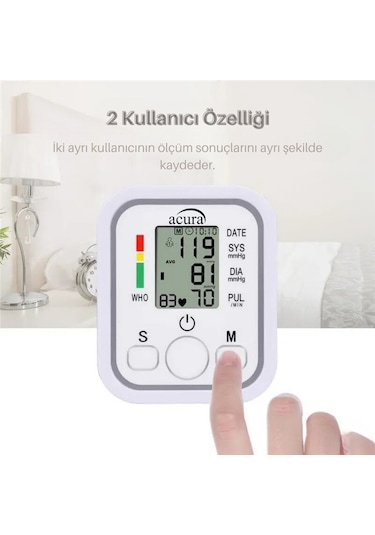 Acura AC-463K Koldan Ölçer Konuşan Tansiyon Aleti