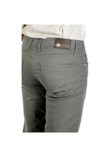 252 Lcm 221002 Jagger Lee Cooper Erkek Dokuma Pantolon haki