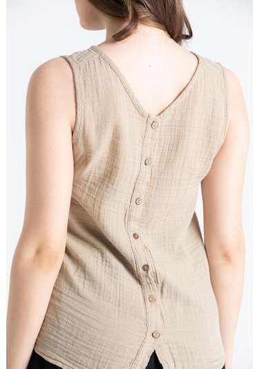 Kolsuz Müslin Melis Bluz Vizon Vzn-vizon