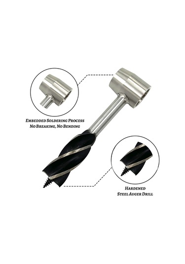 Mengtuo Çok Fonksiyonlu Açık Matkap Kılıflı Diğer El Aletleri Seti Kahverengi