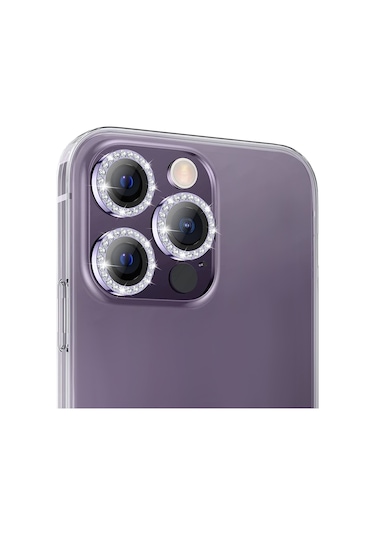 Buff İphone Uyumlu 14 Pro / 14 Pro Max Diamond Lens Koruyucu