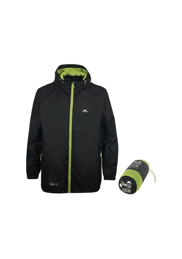 Trespass Trespass Qikpac Jacket - Unisex Packaway Unisex Siyah Yağmurluk Blk Siyah