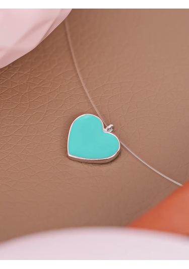 Lucente Balıkçılık İpi Kolye Kalp 925 Ayar Gümüş 387668433 Gümüş