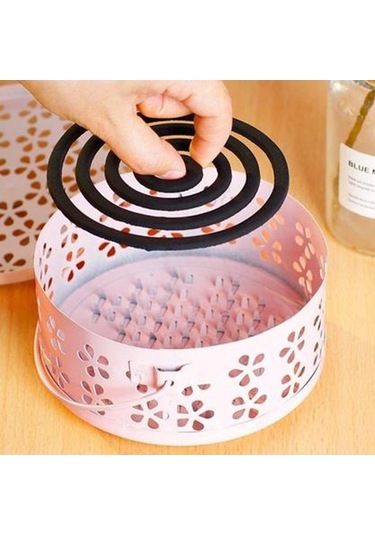 Wondernest Tutucu Tütsü Siyah Sivrisinek Kovucu Kutu Kapaklı Kamp İçin Ev Demir Bobin Aromalı - Td Çok Renkli