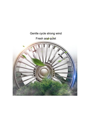 F4206 3 Vites Ayarlanabilir Enayi Araba Fanı 360 Derece Dönebilen Çift Kafa Hava Fanı