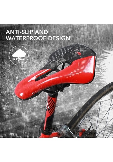 Novahub Hafif, Nefes Alabilir Bisiklet Seleği - Uzun Süreli Konfor Ve Dayanıklılık Beyaz Beyaz