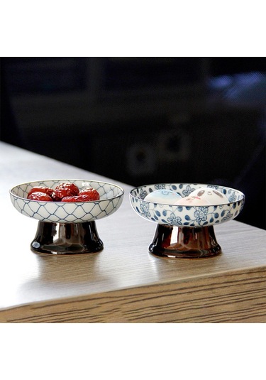 Suntek Tatlı Aperatif Tepsisi Masa Dekoru Yuvarlak-yaprak