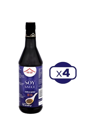 Akaji Soya Sosu 4 x 750 ML