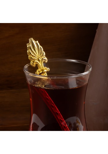Porsima 4322 6lı Gold Metal Çay Kaşığı