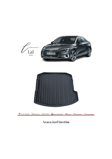 Audi A3 Sedan 2021 Sonrası 3D Bagaj Havuzu