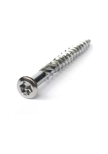 Schafer+peters Gmbh Paslanmaz Çelik 5x80 Mm Teras Vidaları, 100 Adet. 154143609 Diğer