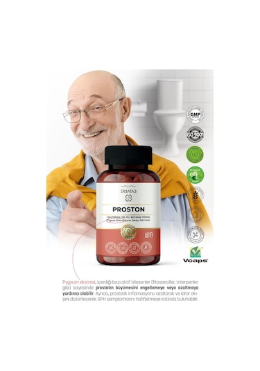 Erbatab Proston Takviye Edici Gıda 60 Kapsül
