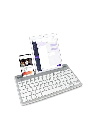 Lecoo BK100 Kablosuz Bluetooth Şarj Edilebilir Çoklu Cihaz Uyumlu Türkçe Q Klavye