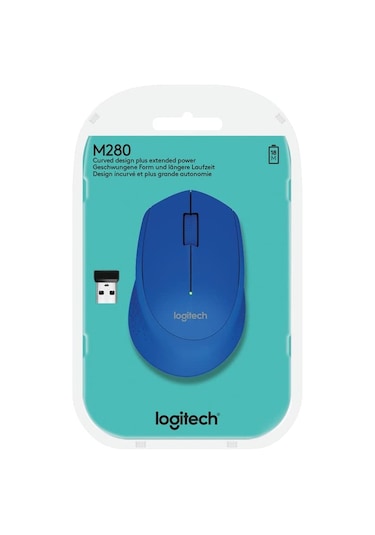 Logitech M280 USB Nano Alıcılı 1000 DPI Kablosuz Optik Mouse