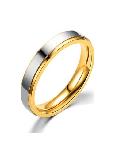 Moda Lover Çiftler Kadın Titanyum Çelik Nişan Alyans Band Takı, Cinsiyet: Erkek Çok Renkli