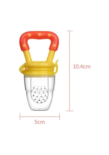 Maması Besleme Kaşığı Suyu Sıkacağı Çiğneme Meyve Sebze Bite Yemek Yardımcı Sil M 6-9 Months No.8 M 6-9 Months No.8 Çok Renkli