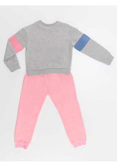 Denokids Rainbow Cat Kız Çocuk Alt-Üst Eşofman Takım