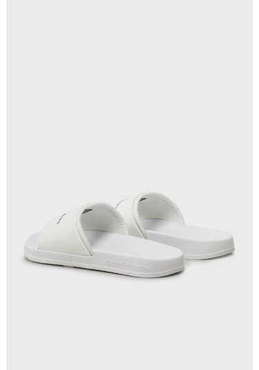Calvin Klein Erkek Terlik YM0YM00361 YBR BEYAZ Beyaz