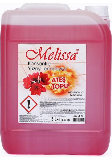 Melissa Konsantre Yüzey Temizleyici Ateş Topu 5 L