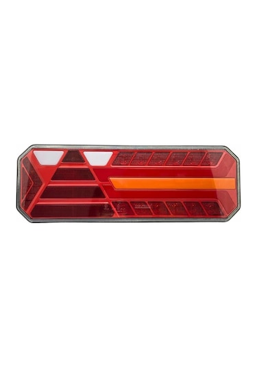 Wolfram 12v-24v Stop Lambası Neon Ledli-kayar Sinyalli 6 Fonksiyonlu 400 145 45 Mm E9 Sağ