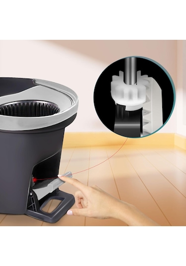 Vkemall 4 Adet Tek Yönlü Döner Mop Pedal Aksesuarı - Vileda Ve O-cedar İçin Değiştirme Parçaları