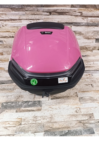 32 Lt Motosiklet Arka Çanta Bgc Top Case Pembe