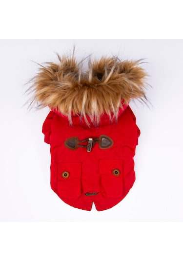 Pawstar Kırmızı Charles Polarlı Kedi Köpek Montu