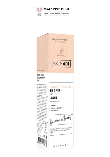 Skin401 Multi-fonksiyonel Aydınlatıcı Bb Krem Spf 50+ / Açık Cilt Tonu 50ml Light Tone Light