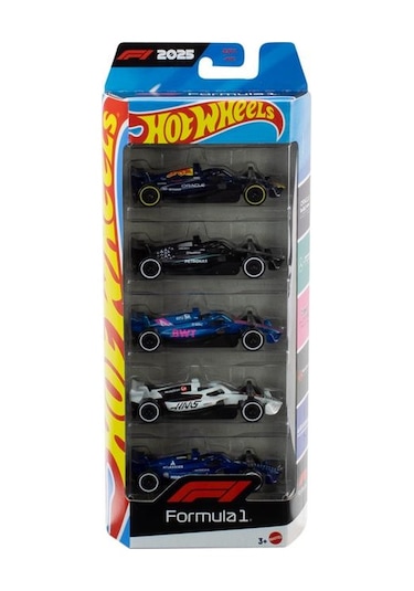Hot Wheels Formula 1 5'li Araba Seti Jln11