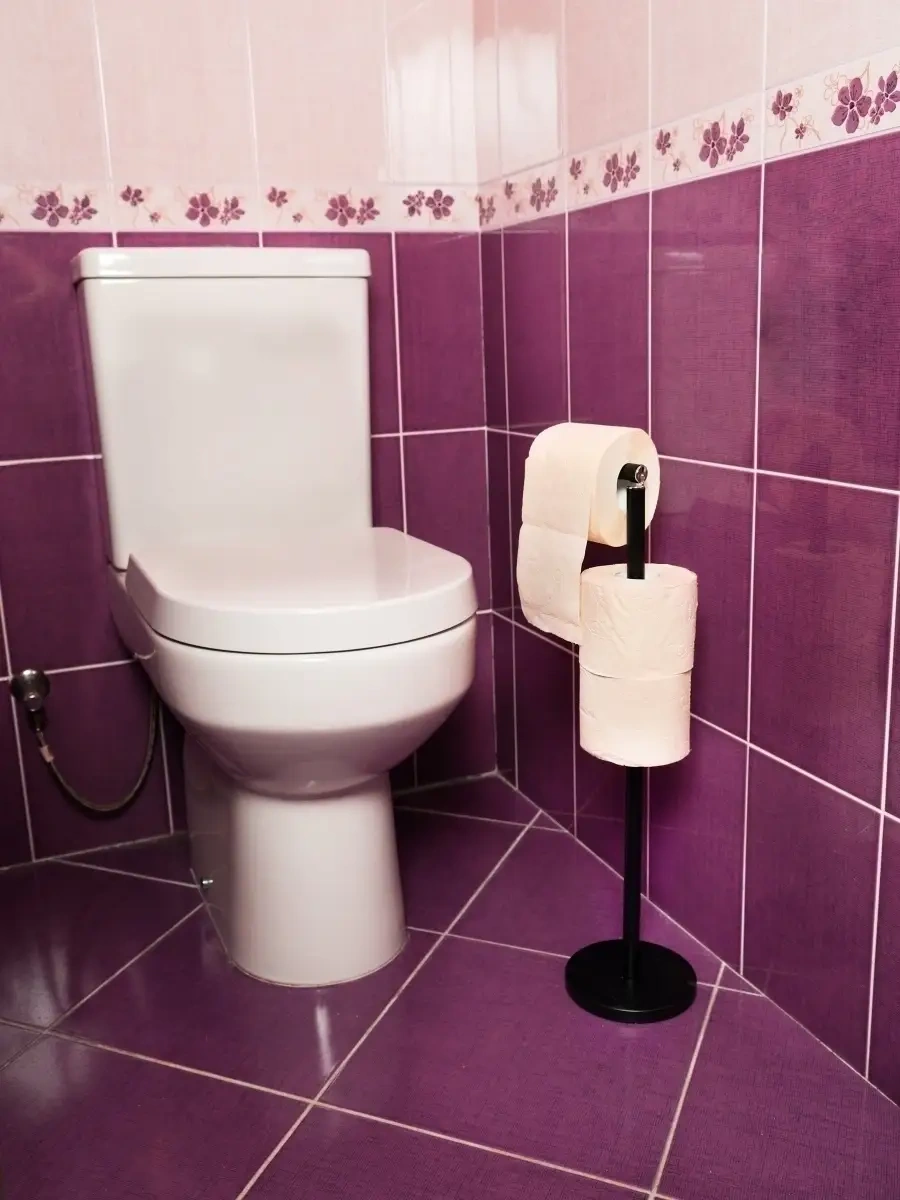 Kroffos 5 Rulo Kapasiteli Zemin Tipi Tuvalet Kağıdı Tutucu 55197074 Siyah