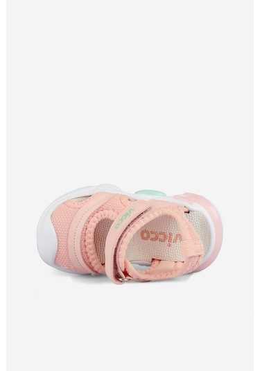 Vicco Soft Işıklı Kız Bebek Pudra Sandalet