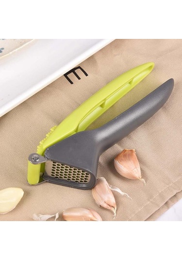Mutfak Aletleri Manuel Sarımsak Rendesi Presi Soğan Zencefil Öğütücü Sarımsak Kıyma Makinesi Doğrama Mutfak Aletleri Mutfak Aksesuarları Açık Gri